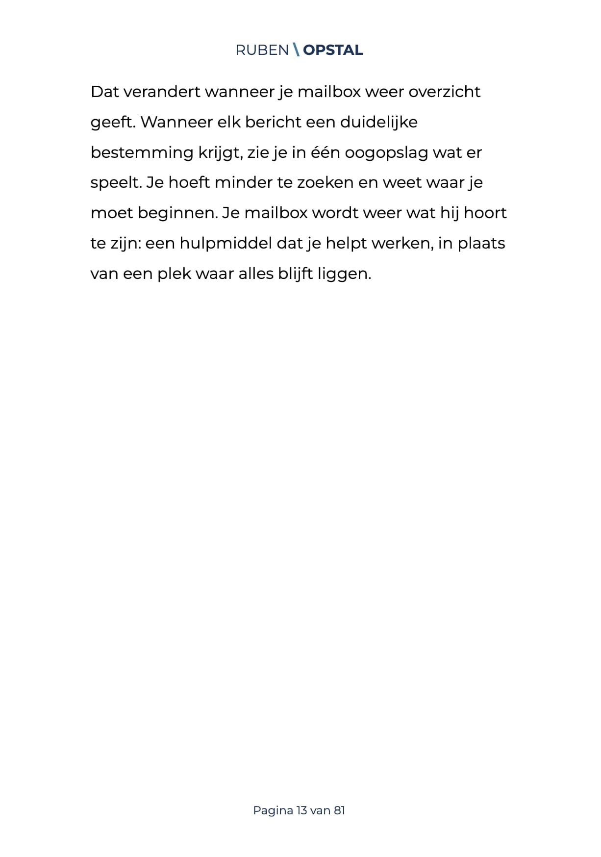 De Doelgerichte Mailbox | Boek - Afbeelding 6